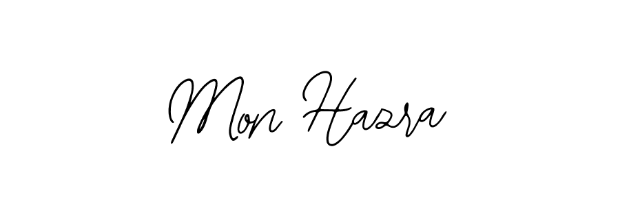 Make a beautiful signature design for name Mon Hazra. With this signature (Bearetta-2O07w) style, you can create a handwritten signature for free. Mon Hazra signature style 12 images and pictures png