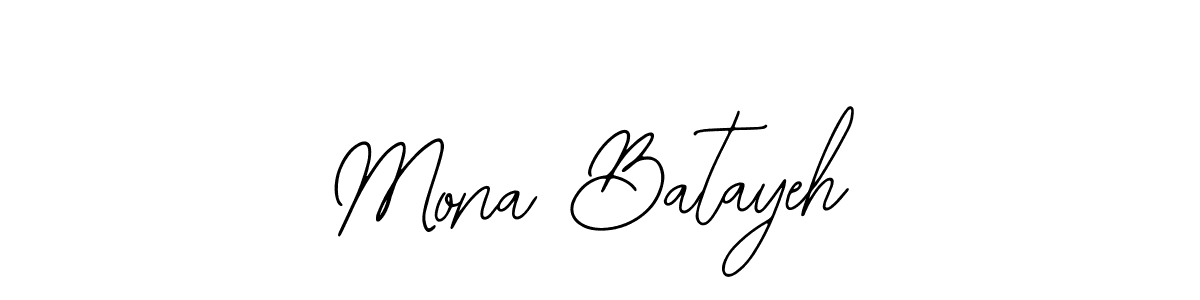 Make a beautiful signature design for name Mona Batayeh. With this signature (Bearetta-2O07w) style, you can create a handwritten signature for free. Mona Batayeh signature style 12 images and pictures png