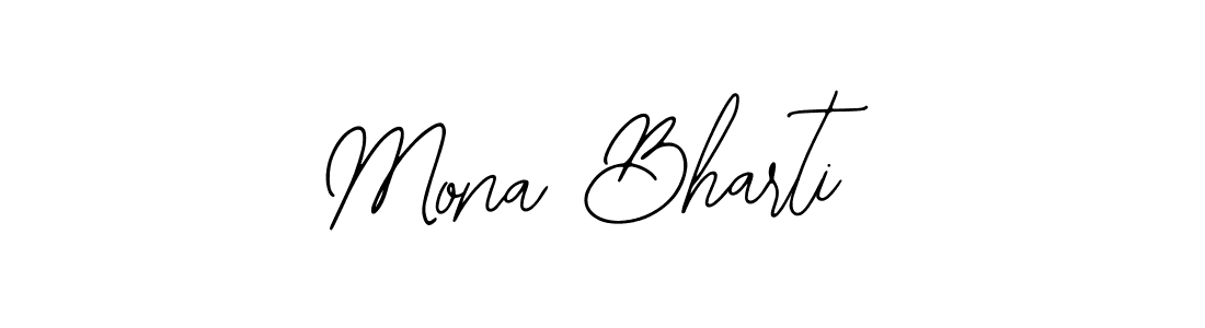 Mona Bharti stylish signature style. Best Handwritten Sign (Bearetta-2O07w) for my name. Handwritten Signature Collection Ideas for my name Mona Bharti. Mona Bharti signature style 12 images and pictures png