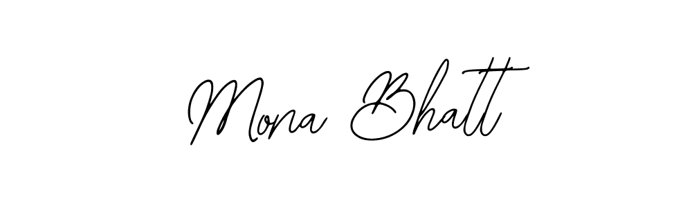 You should practise on your own different ways (Bearetta-2O07w) to write your name (Mona Bhatt) in signature. don't let someone else do it for you. Mona Bhatt signature style 12 images and pictures png