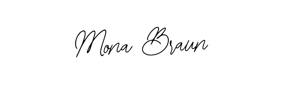 Use a signature maker to create a handwritten signature online. With this signature software, you can design (Bearetta-2O07w) your own signature for name Mona Braun. Mona Braun signature style 12 images and pictures png