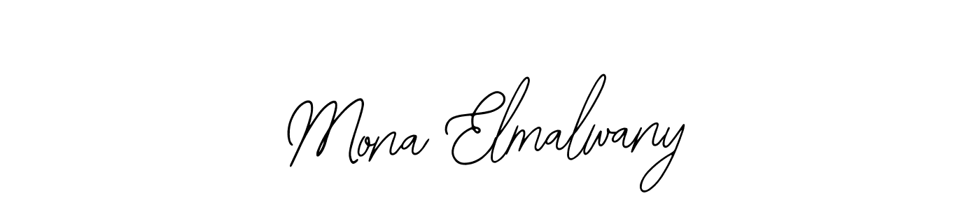 You should practise on your own different ways (Bearetta-2O07w) to write your name (Mona Elmalwany) in signature. don't let someone else do it for you. Mona Elmalwany signature style 12 images and pictures png