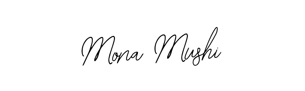 Create a beautiful signature design for name Mona Mushi. With this signature (Bearetta-2O07w) fonts, you can make a handwritten signature for free. Mona Mushi signature style 12 images and pictures png