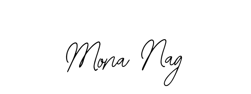 Mona Nag stylish signature style. Best Handwritten Sign (Bearetta-2O07w) for my name. Handwritten Signature Collection Ideas for my name Mona Nag. Mona Nag signature style 12 images and pictures png