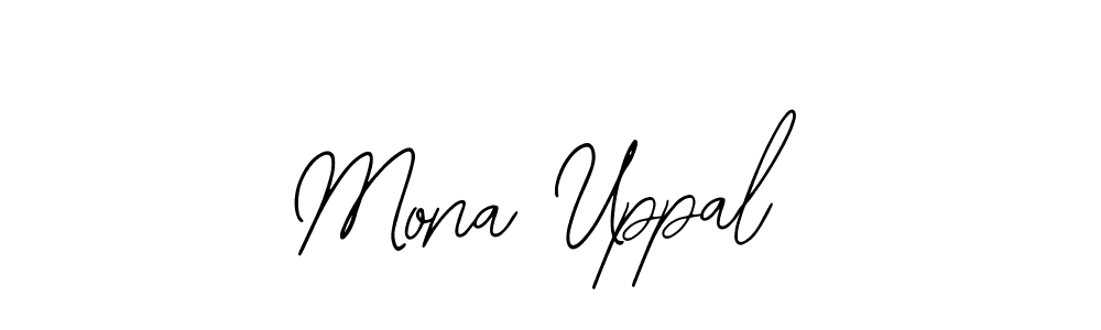 It looks lik you need a new signature style for name Mona Uppal. Design unique handwritten (Bearetta-2O07w) signature with our free signature maker in just a few clicks. Mona Uppal signature style 12 images and pictures png