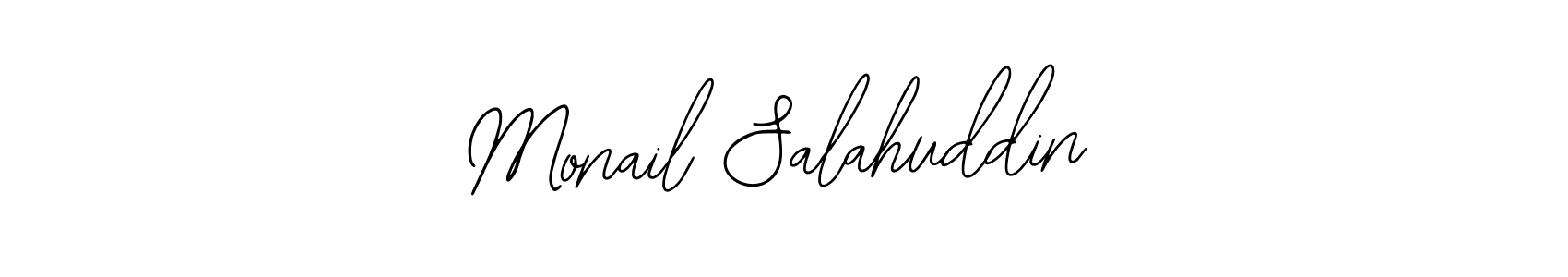 Also You can easily find your signature by using the search form. We will create Monail Salahuddin name handwritten signature images for you free of cost using Bearetta-2O07w sign style. Monail Salahuddin signature style 12 images and pictures png