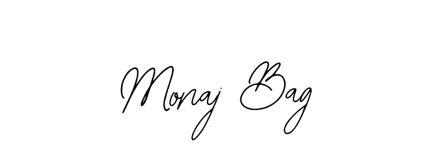 How to make Monaj Bag signature? Bearetta-2O07w is a professional autograph style. Create handwritten signature for Monaj Bag name. Monaj Bag signature style 12 images and pictures png