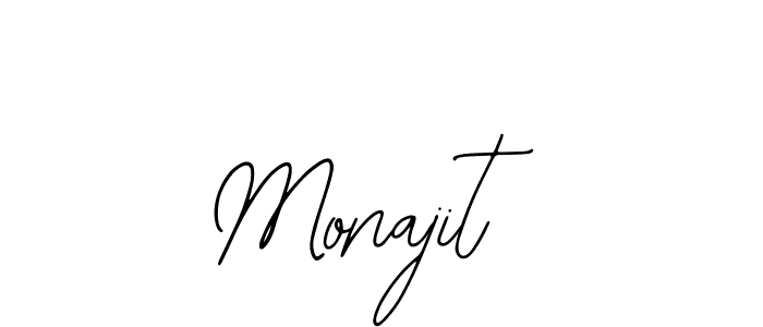 The best way (Bearetta-2O07w) to make a short signature is to pick only two or three words in your name. The name Monajit include a total of six letters. For converting this name. Monajit signature style 12 images and pictures png