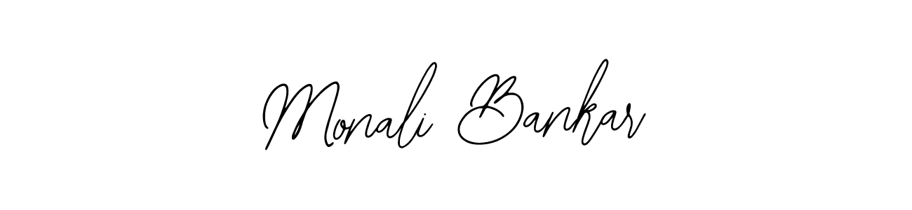Make a beautiful signature design for name Monali Bankar. Use this online signature maker to create a handwritten signature for free. Monali Bankar signature style 12 images and pictures png