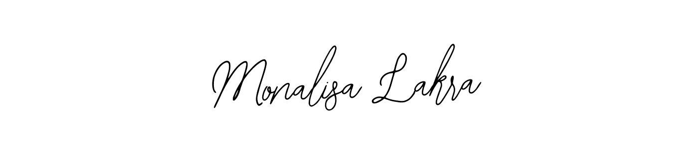 The best way (Bearetta-2O07w) to make a short signature is to pick only two or three words in your name. The name Monalisa Lakra include a total of six letters. For converting this name. Monalisa Lakra signature style 12 images and pictures png