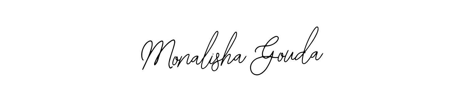 Similarly Bearetta-2O07w is the best handwritten signature design. Signature creator online .You can use it as an online autograph creator for name Monalisha Gouda. Monalisha Gouda signature style 12 images and pictures png