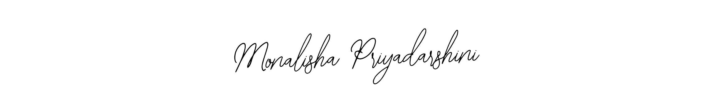 Also You can easily find your signature by using the search form. We will create Monalisha Priyadarshini name handwritten signature images for you free of cost using Bearetta-2O07w sign style. Monalisha Priyadarshini signature style 12 images and pictures png