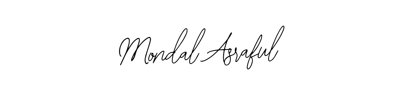 Also You can easily find your signature by using the search form. We will create Mondal Asraful name handwritten signature images for you free of cost using Bearetta-2O07w sign style. Mondal Asraful signature style 12 images and pictures png
