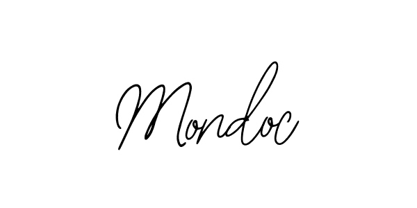 Mondoc stylish signature style. Best Handwritten Sign (Bearetta-2O07w) for my name. Handwritten Signature Collection Ideas for my name Mondoc. Mondoc signature style 12 images and pictures png