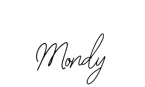 Design your own signature with our free online signature maker. With this signature software, you can create a handwritten (Bearetta-2O07w) signature for name Mondy. Mondy signature style 12 images and pictures png