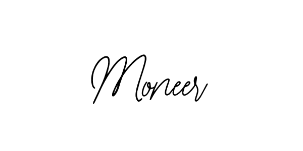 Make a beautiful signature design for name Moneer. With this signature (Bearetta-2O07w) style, you can create a handwritten signature for free. Moneer signature style 12 images and pictures png