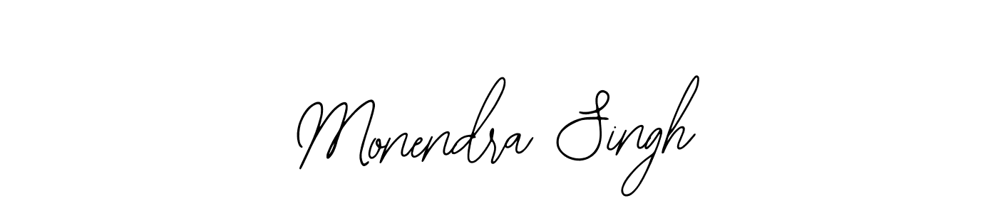 Use a signature maker to create a handwritten signature online. With this signature software, you can design (Bearetta-2O07w) your own signature for name Monendra Singh. Monendra Singh signature style 12 images and pictures png