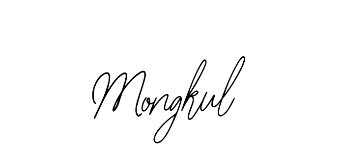 Make a beautiful signature design for name Mongkul. With this signature (Bearetta-2O07w) style, you can create a handwritten signature for free. Mongkul signature style 12 images and pictures png