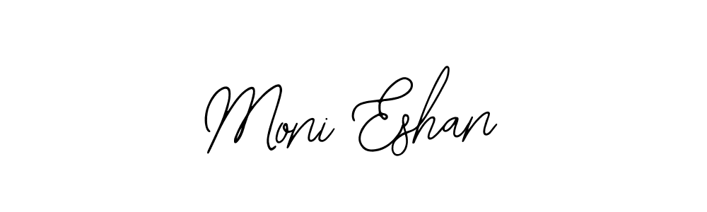 Bearetta-2O07w is a professional signature style that is perfect for those who want to add a touch of class to their signature. It is also a great choice for those who want to make their signature more unique. Get Moni Eshan name to fancy signature for free. Moni Eshan signature style 12 images and pictures png