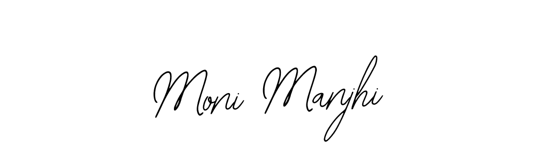 Design your own signature with our free online signature maker. With this signature software, you can create a handwritten (Bearetta-2O07w) signature for name Moni Manjhi. Moni Manjhi signature style 12 images and pictures png