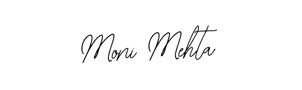 The best way (Bearetta-2O07w) to make a short signature is to pick only two or three words in your name. The name Moni Mehta include a total of six letters. For converting this name. Moni Mehta signature style 12 images and pictures png