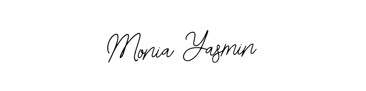 It looks lik you need a new signature style for name Monia Yasmin. Design unique handwritten (Bearetta-2O07w) signature with our free signature maker in just a few clicks. Monia Yasmin signature style 12 images and pictures png
