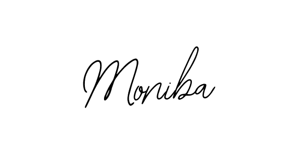 if you are searching for the best signature style for your name Moniba. so please give up your signature search. here we have designed multiple signature styles  using Bearetta-2O07w. Moniba signature style 12 images and pictures png