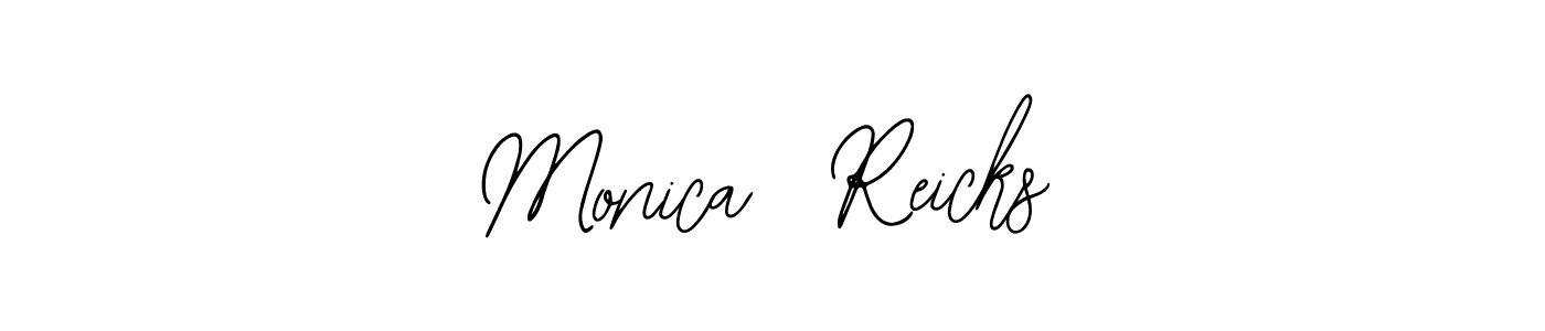 Make a short Monica  Reicks signature style. Manage your documents anywhere anytime using Bearetta-2O07w. Create and add eSignatures, submit forms, share and send files easily. Monica  Reicks signature style 12 images and pictures png