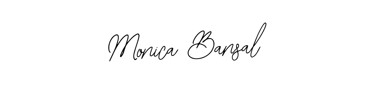 How to Draw Monica Bansal signature style? Bearetta-2O07w is a latest design signature styles for name Monica Bansal. Monica Bansal signature style 12 images and pictures png