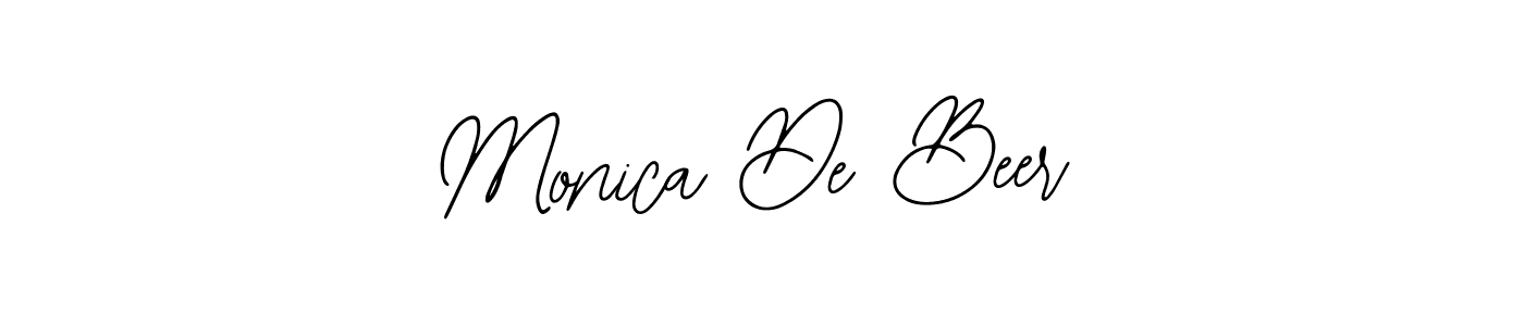 if you are searching for the best signature style for your name Monica De Beer. so please give up your signature search. here we have designed multiple signature styles  using Bearetta-2O07w. Monica De Beer signature style 12 images and pictures png