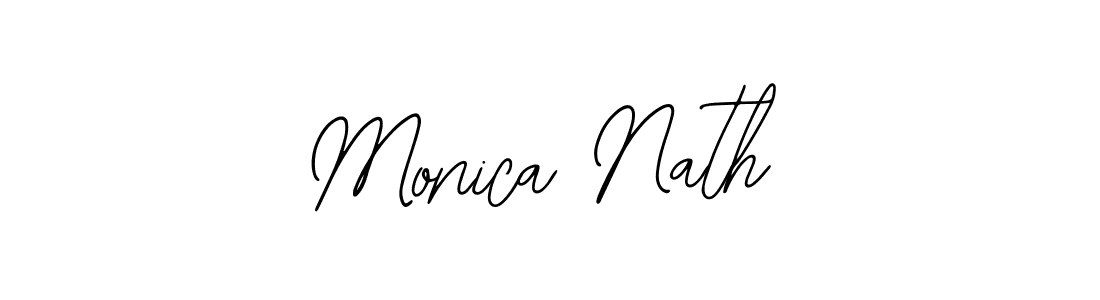 if you are searching for the best signature style for your name Monica Nath. so please give up your signature search. here we have designed multiple signature styles  using Bearetta-2O07w. Monica Nath signature style 12 images and pictures png