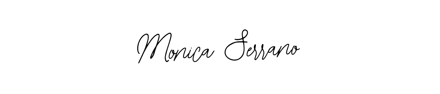 It looks lik you need a new signature style for name Monica Serrano. Design unique handwritten (Bearetta-2O07w) signature with our free signature maker in just a few clicks. Monica Serrano signature style 12 images and pictures png