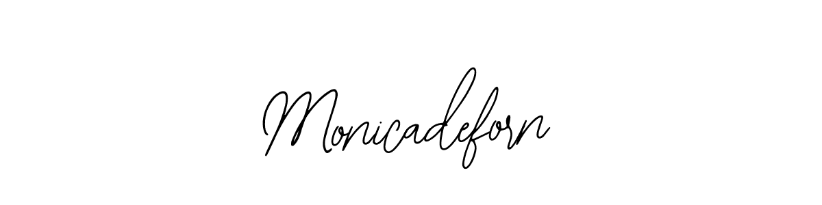 It looks lik you need a new signature style for name Monicadeforn. Design unique handwritten (Bearetta-2O07w) signature with our free signature maker in just a few clicks. Monicadeforn signature style 12 images and pictures png