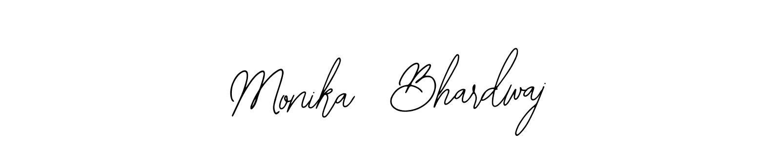 See photos of Monika  Bhardwaj official signature by Spectra . Check more albums & portfolios. Read reviews & check more about Bearetta-2O07w font. Monika  Bhardwaj signature style 12 images and pictures png