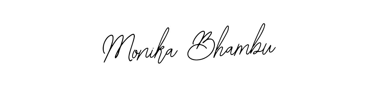 The best way (Bearetta-2O07w) to make a short signature is to pick only two or three words in your name. The name Monika Bhambu include a total of six letters. For converting this name. Monika Bhambu signature style 12 images and pictures png