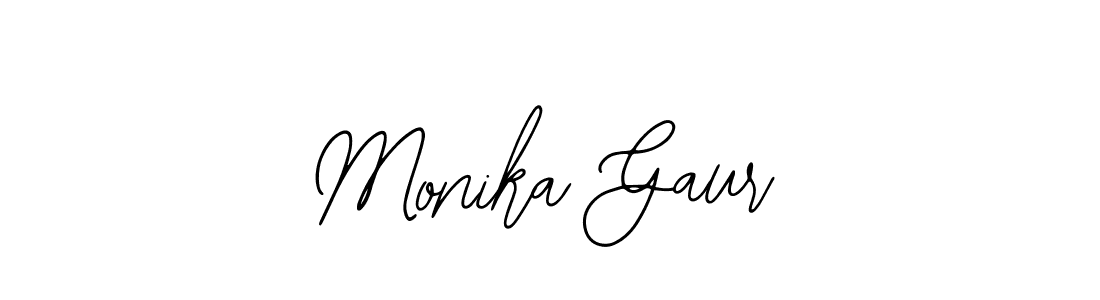 Make a beautiful signature design for name Monika Gaur. With this signature (Bearetta-2O07w) style, you can create a handwritten signature for free. Monika Gaur signature style 12 images and pictures png