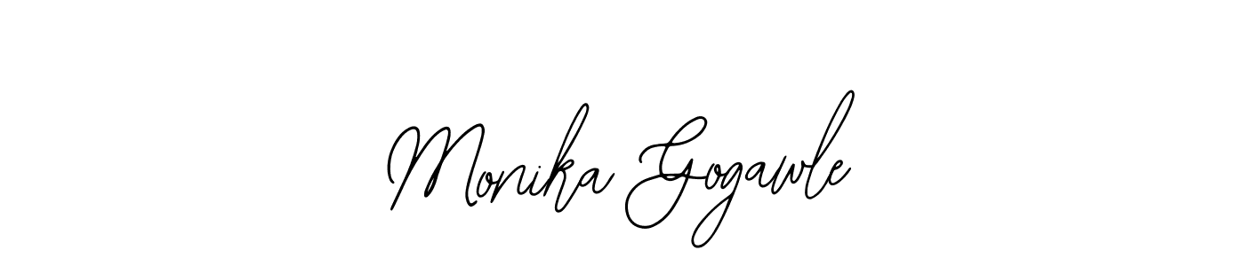 How to make Monika Gogawle signature? Bearetta-2O07w is a professional autograph style. Create handwritten signature for Monika Gogawle name. Monika Gogawle signature style 12 images and pictures png