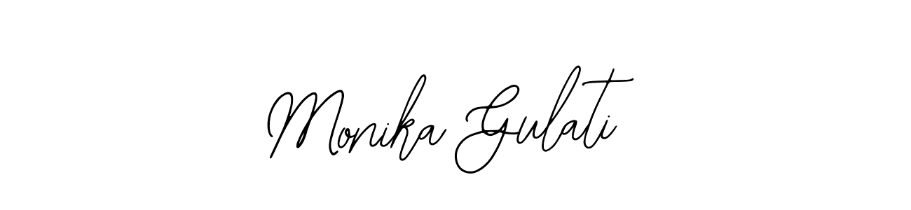 Also You can easily find your signature by using the search form. We will create Monika Gulati name handwritten signature images for you free of cost using Bearetta-2O07w sign style. Monika Gulati signature style 12 images and pictures png