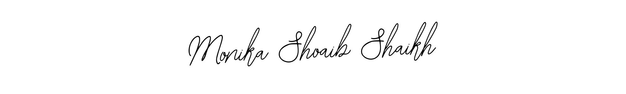 Best and Professional Signature Style for Monika Shoaib Shaikh. Bearetta-2O07w Best Signature Style Collection. Monika Shoaib Shaikh signature style 12 images and pictures png