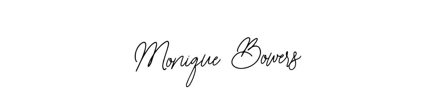 Monique Bowers stylish signature style. Best Handwritten Sign (Bearetta-2O07w) for my name. Handwritten Signature Collection Ideas for my name Monique Bowers. Monique Bowers signature style 12 images and pictures png