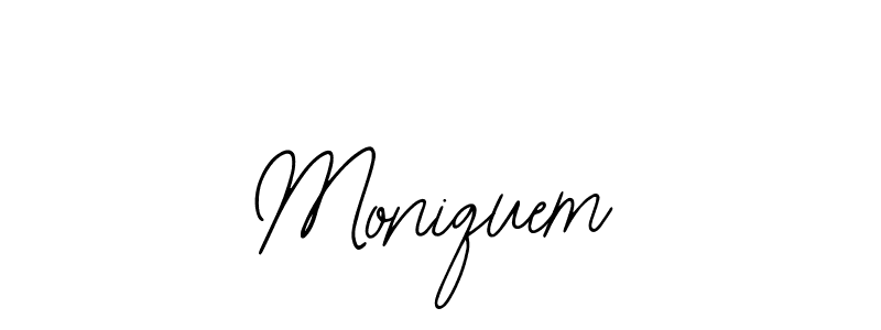 Moniquem stylish signature style. Best Handwritten Sign (Bearetta-2O07w) for my name. Handwritten Signature Collection Ideas for my name Moniquem. Moniquem signature style 12 images and pictures png