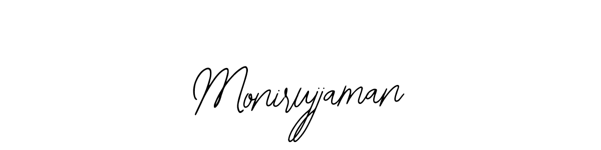 The best way (Bearetta-2O07w) to make a short signature is to pick only two or three words in your name. The name Monirujjaman include a total of six letters. For converting this name. Monirujjaman signature style 12 images and pictures png