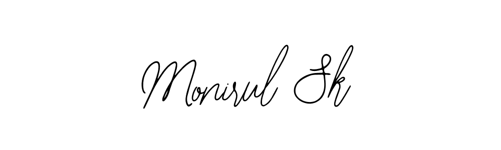 if you are searching for the best signature style for your name Monirul Sk. so please give up your signature search. here we have designed multiple signature styles  using Bearetta-2O07w. Monirul Sk signature style 12 images and pictures png