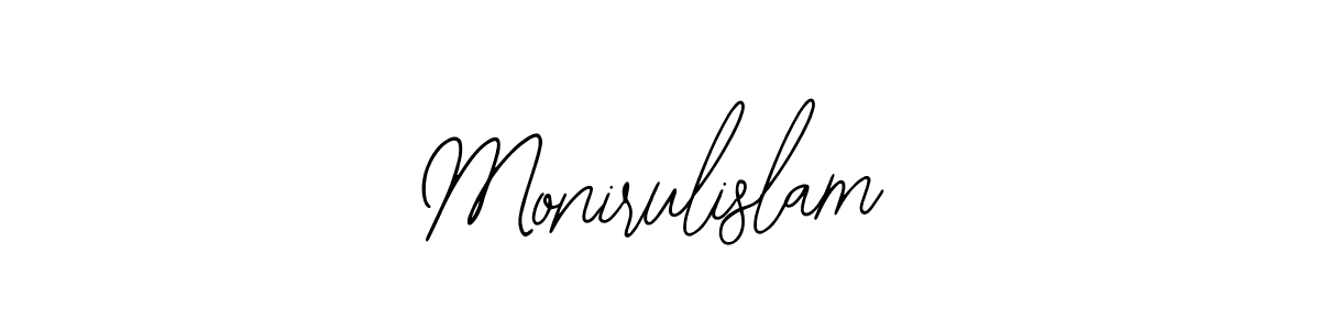 if you are searching for the best signature style for your name Monirulislam. so please give up your signature search. here we have designed multiple signature styles  using Bearetta-2O07w. Monirulislam signature style 12 images and pictures png