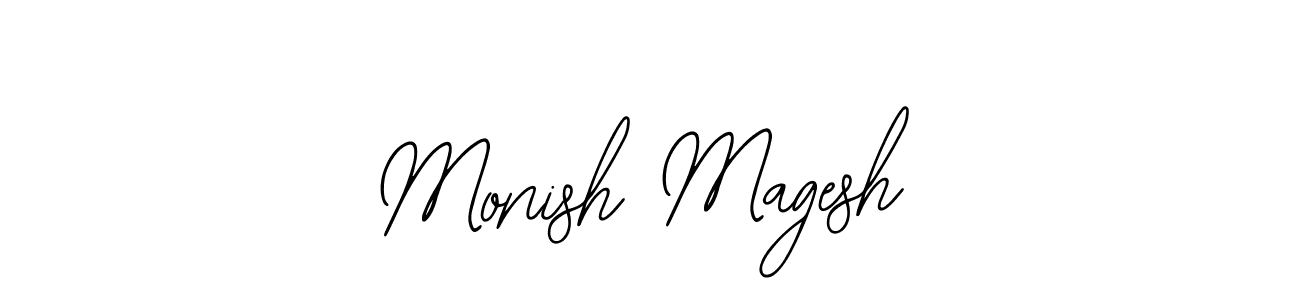 It looks lik you need a new signature style for name Monish Magesh. Design unique handwritten (Bearetta-2O07w) signature with our free signature maker in just a few clicks. Monish Magesh signature style 12 images and pictures png