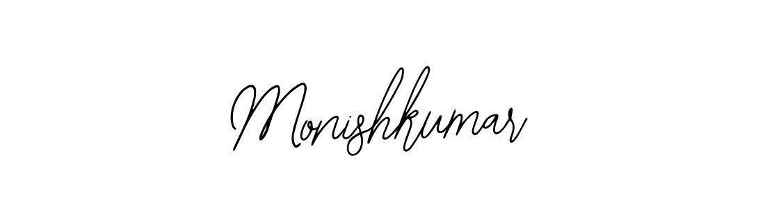 You should practise on your own different ways (Bearetta-2O07w) to write your name (Monishkumar) in signature. don't let someone else do it for you. Monishkumar signature style 12 images and pictures png