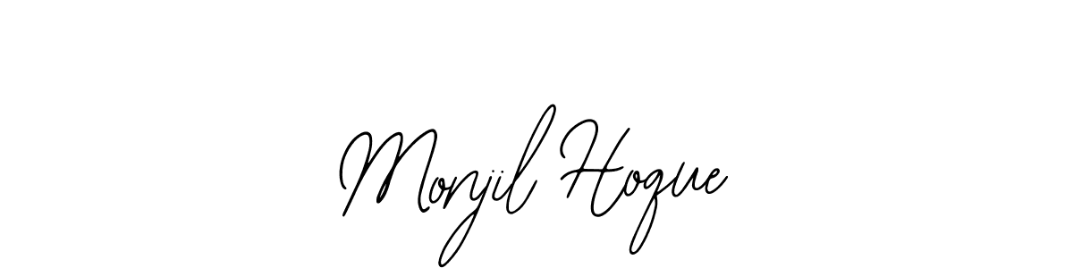 Monjil Hoque stylish signature style. Best Handwritten Sign (Bearetta-2O07w) for my name. Handwritten Signature Collection Ideas for my name Monjil Hoque. Monjil Hoque signature style 12 images and pictures png