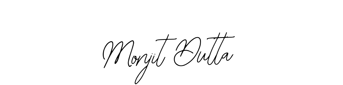 The best way (Bearetta-2O07w) to make a short signature is to pick only two or three words in your name. The name Monjit Dutta include a total of six letters. For converting this name. Monjit Dutta signature style 12 images and pictures png