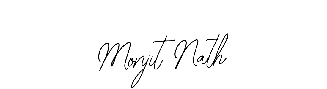 How to Draw Monjit Nath signature style? Bearetta-2O07w is a latest design signature styles for name Monjit Nath. Monjit Nath signature style 12 images and pictures png