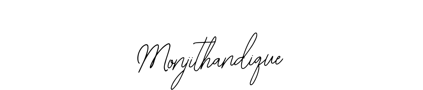 Once you've used our free online signature maker to create your best signature Bearetta-2O07w style, it's time to enjoy all of the benefits that Monjithandique name signing documents. Monjithandique signature style 12 images and pictures png